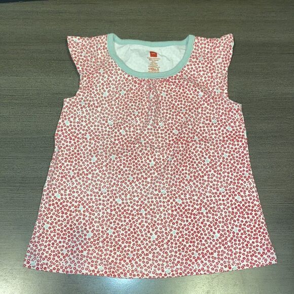 Girls Tea Collection Floral Shirt Size 5 - Picture 3 of 8